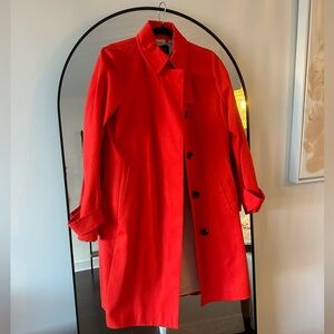 Ann Taylor Red Trenchcoat